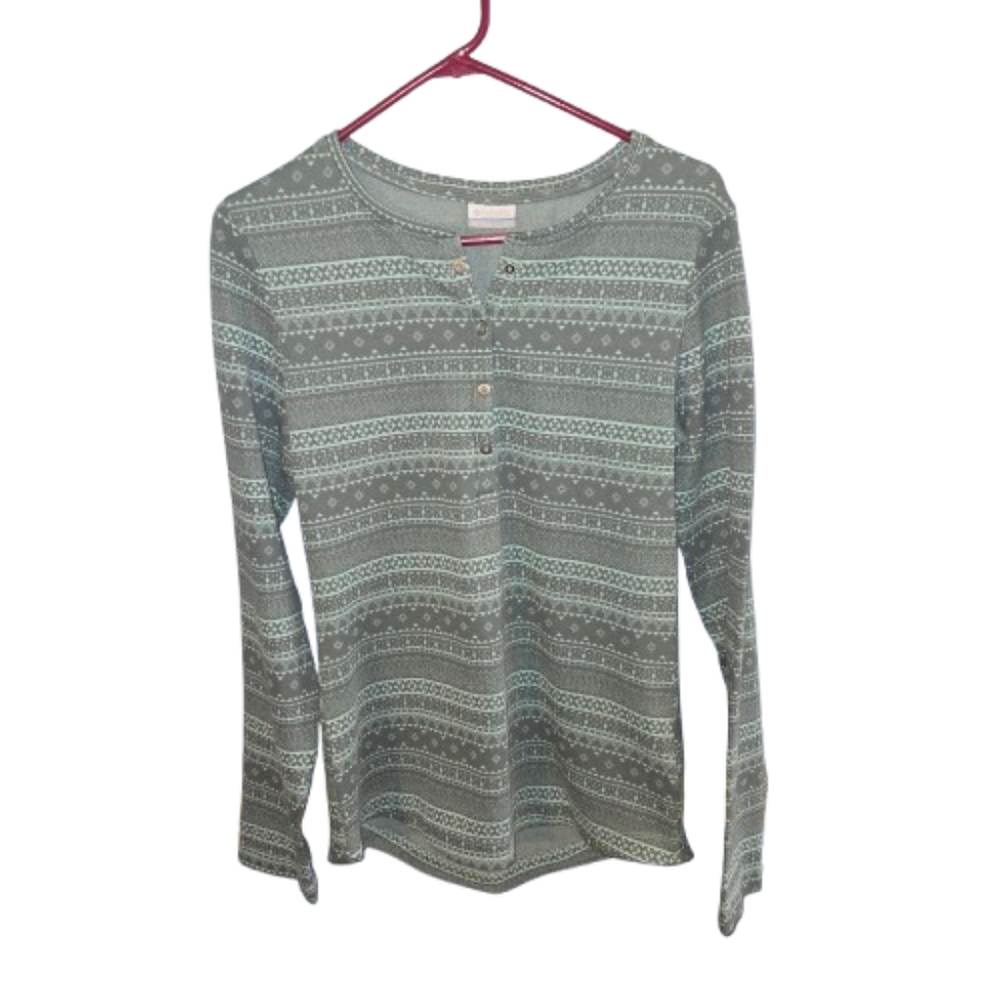 Columbia Long Sleeved Patterned Top